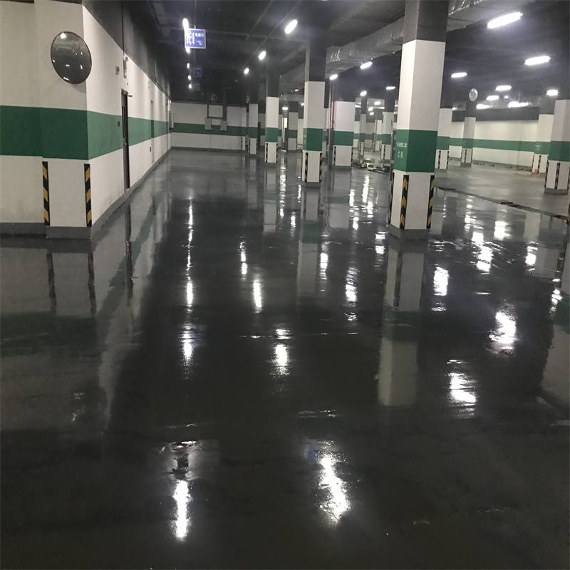 地下车库水性地坪漆翻新施工