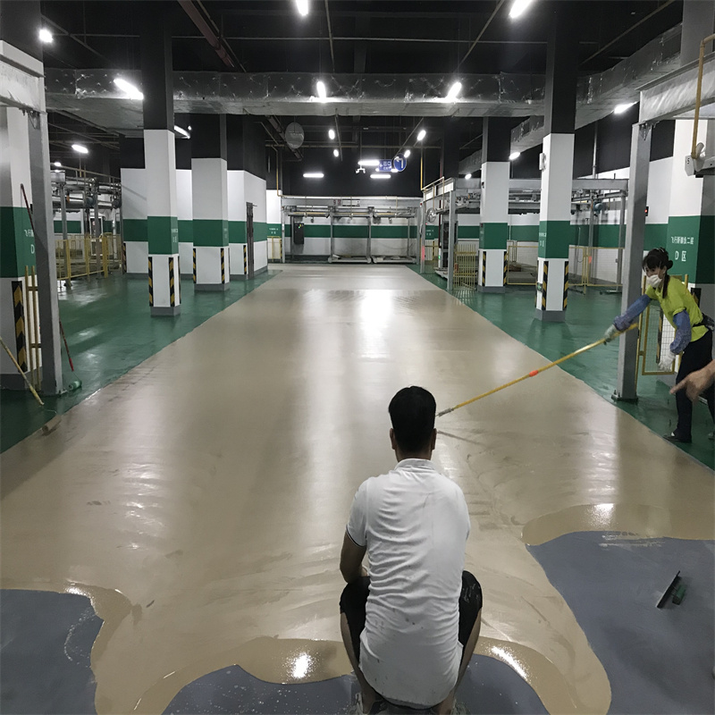 停车场地坪漆如何进行翻新？