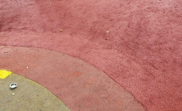 柳州-景观道路彩色透水混凝土地坪特点